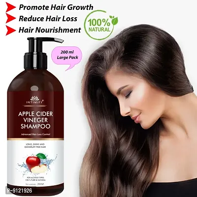Intimify Apple Cider Vinegar Shampoo for growth, hair shampoo, anti dandruff shampoo-thumb0