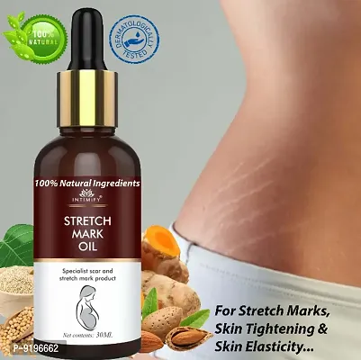 Intimify Stretch Mark Oil for stretch mark removal, Natural Heal Pregnancy Breast, Hip, Legs, Mark oil, stretch mark oil