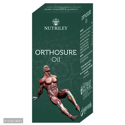 Nutriley Orthosure - Joint Pain / Arthritis Capsules, Back pain Capsules, Pain Relief Capsules, Back-ache Capsules, Muscle Pain Capsules, Healthy Bone Joints Capsules, Reduce Swelling Capsules (60 Cap