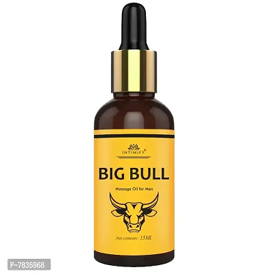 Intimify BigBull Oil, Time Booster oil, Performance oil, makes penis size bigger  harder 15ml Pack of 3