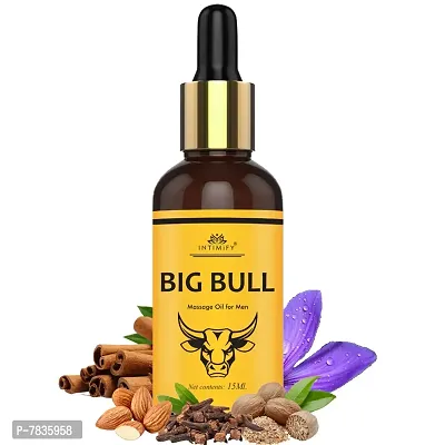 Intimify Big bull oil, Ling growth oil, Penis strong oil,Extra time oil, increase size and stamina 15ml Pack of 1-thumb0