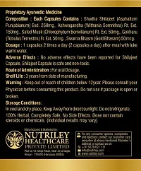 Nutriley Shilajeet Gold Capsules with Ashwagandha, Musli Shilajit/Shilajeet Capsule for Stamina, Strength, Energy Booster, Sex Power Capsule, Sexual Health  Immunity for Men  Women (60 Capsules)-thumb1