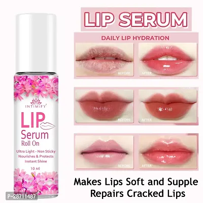 Natural Lip Serum Roll On For Beetroot Brightening Pink Lip Serum-thumb0