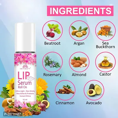 Natural Lip Serum Roll On For Beetroot Brightening Pink Lip Serum-thumb3