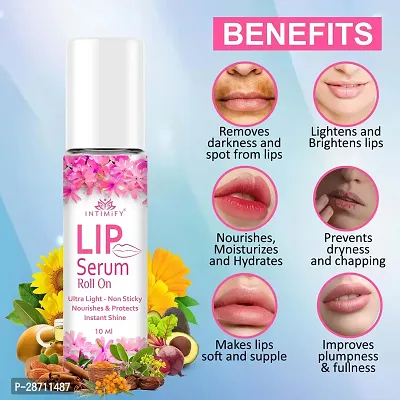 Natural Lip Serum Roll On For Beetroot Brightening Pink Lip Serum-thumb2