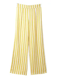 Cub McPaws Rayon Yellow White Palazzos | 4-12 Years |-thumb1