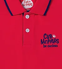 CuB McPAWS be curious Boys' Polos (S19PTB01RED_Red_10-11 Years )-thumb2