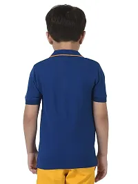 CuB McPAWS be curious Boy's Solid Regular Fit Polo (BA20PTBN12Blu_06-07Y_Electric Blue-thumb4