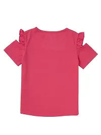 CuB McPAWS be curious Girl's T-Shirt (GA20TSHF51PnkX_Watermelon Pink_7 Years-8 Years)-thumb2