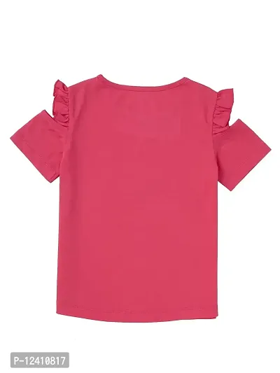 CuB McPAWS be curious Girl's T-Shirt (GA20TSHF51PnkX_Watermelon Pink_7 Years-8 Years)-thumb3