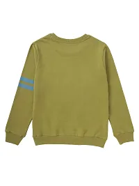 CuB McPAWS be curious Boys Sweatshirt 4 to 12 Years (10-11 Years, Green)-thumb1