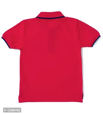 CuB McPAWS be curious Boys' Polos (S19PTB01RED_Red_10-11 Years )-thumb2