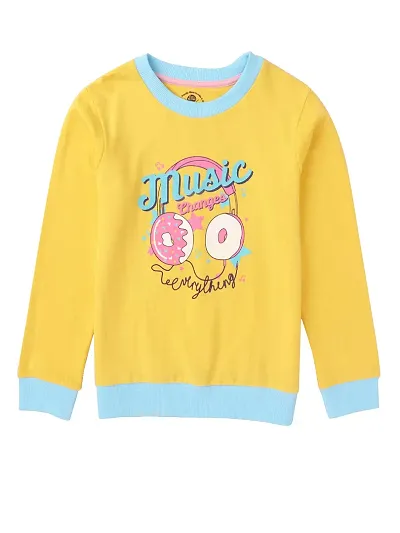 Cub McPaws Girls Sweatshirt | 100% Cotton | 4 to 12 Years