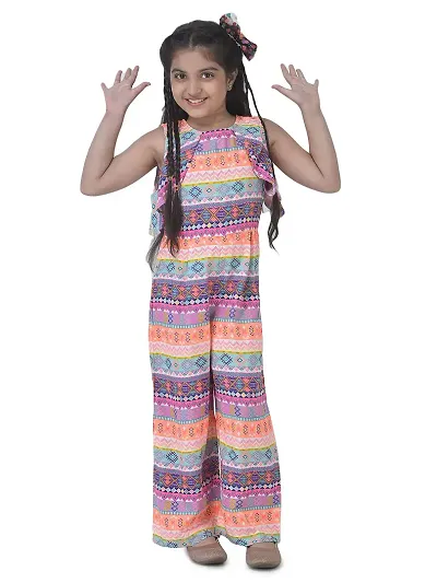 Fabulous Rayon Basic Jumpsuit For Girls