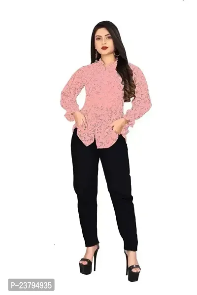 Stylish Women Georgette Casual Top-thumb0