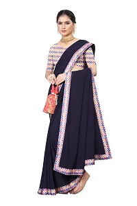 Classic Georgette Saree with Blouse piece for women-thumb4