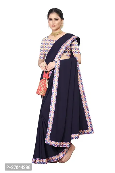 Classic Georgette Saree with Blouse piece for women-thumb5