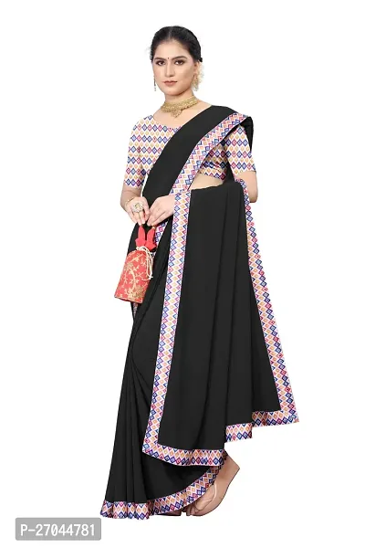 Classic Georgette Saree with Blouse piece for women-thumb4