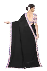 Classic Georgette Saree with Blouse piece for women-thumb4