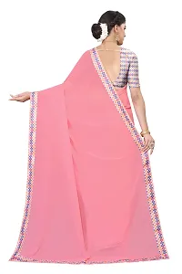 Classic Georgette Saree with Blouse piece for women-thumb1