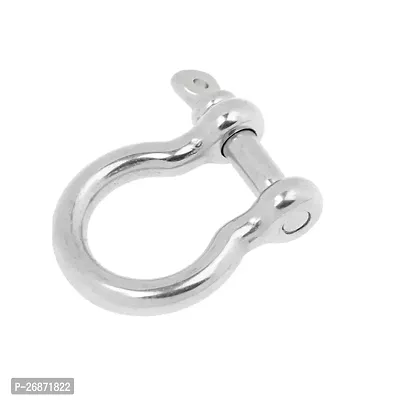 Stainless Steel Bow Shackle Screw Pin Anchor For Boat Sailing Chain Rigging Silver 6Mm