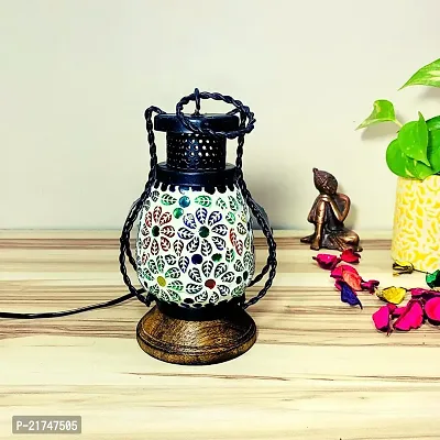 Homefrills Electric Wooden Hanging Lantern Lamp,Wooden Lamp-thumb3