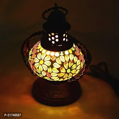 Electric Wooden Hanging Lantern Lamp-thumb0