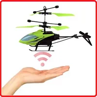 Toy Flying Helicopter for Kids Age 4+ Years Gravity Sensor Rechargeable Helicopter Toy I Pack of 1-thumb1