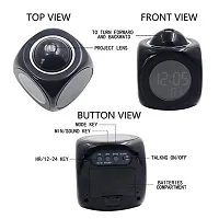 Digital Alarm Clock with Projector Time Display Watch and Talking Feature (Multicolor)-thumb4