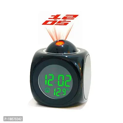 Digital Alarm Clock with Projector Time Display Watch and Talking Feature (Multicolor)-thumb3