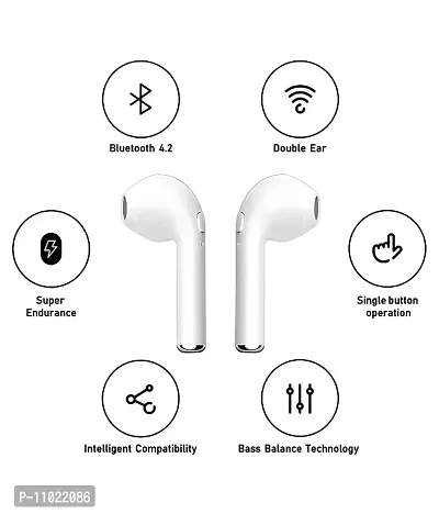 I7 TWS Bluetooth Earbuds with noise Cancellation deep Base Music Earbuds-thumb4
