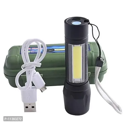 Flashlight Rechargeable 3 Mode Torch with Built in Battery-thumb3