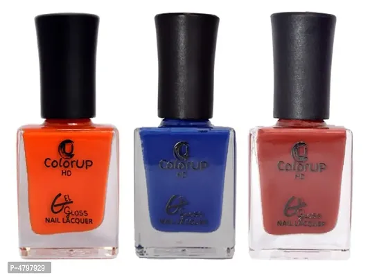 ColorUP HD Gel Gloss Nail Paint 9ml Set of 3-thumb0