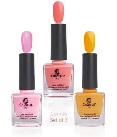 Attractive HD Glossy Nourishing Nail Paint Combo