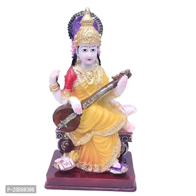 saraswati idol saraswati murti saraswati statue saraswati showpiece for pooja room showpiece figurine-thumb0