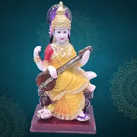 saraswati idol saraswati murti saraswati statue saraswati showpiece for pooja room showpiece figurine-thumb1