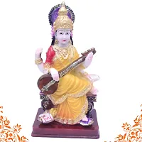 saraswati idol saraswati murti saraswati statue saraswati showpiece for pooja room showpiece figurine-thumb2