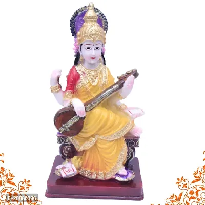 saraswati idol saraswati murti saraswati statue saraswati showpiece for pooja room showpiece figurine-thumb3