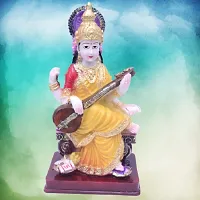 saraswati idol saraswati murti saraswati statue saraswati showpiece for pooja room showpiece figurine-thumb3