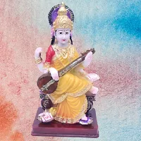 saraswati idol saraswati murti saraswati statue saraswati showpiece for pooja room showpiece figurine-thumb4