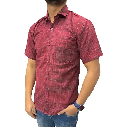 Must Have Cotton Short Sleeves Casual Shirt 