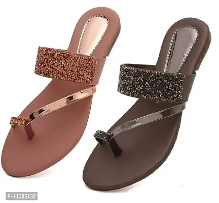 Girls Plain Buckle Flat Sandals