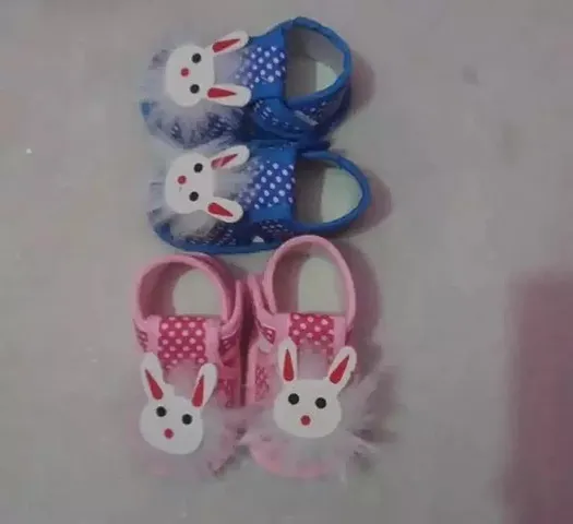 Stylish Fancy Cotton Shoes For Kids Pack Of 2