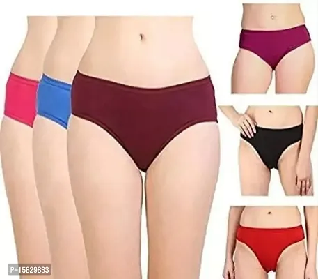 Stylish Fancy Cotton Panties For Women Pack Of 3