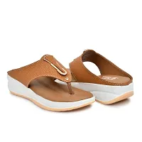 Women Synthetic Leather Flip Flop-thumb3