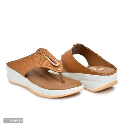 Women Synthetic Leather Flip Flop-thumb4