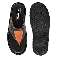 MKS Shoes Men's Brown slipper/flipflops-thumb3