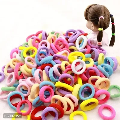 Elastic Hair Rubber Bands Multicolors Cotton Hair Ties For Women and Girls -30Pcs-thumb2