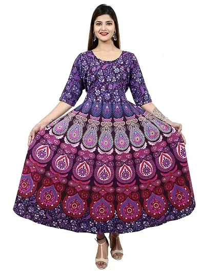 Limited Stock Cotton Ethnic Gowns 