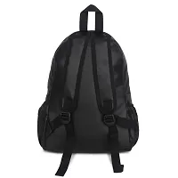Casual Backpacks for Women, 14 inch, Stylish and Trendy College backpacks for girls, Water Resistant and Lightweight Bags (BLACK  FOLLOW ME )-thumb2